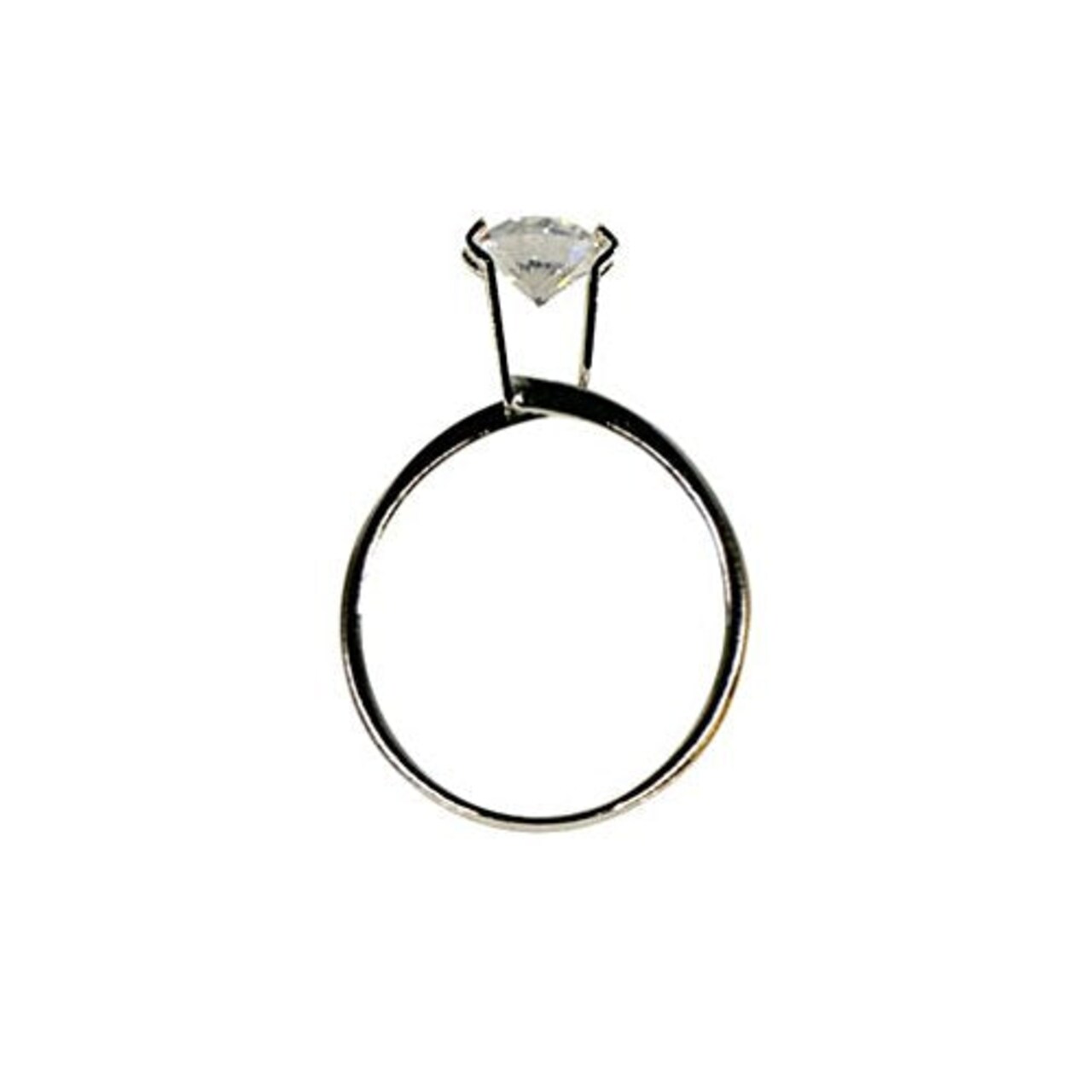 Demonstration Solitaire Display Ring for Jewelers (Package of 1)